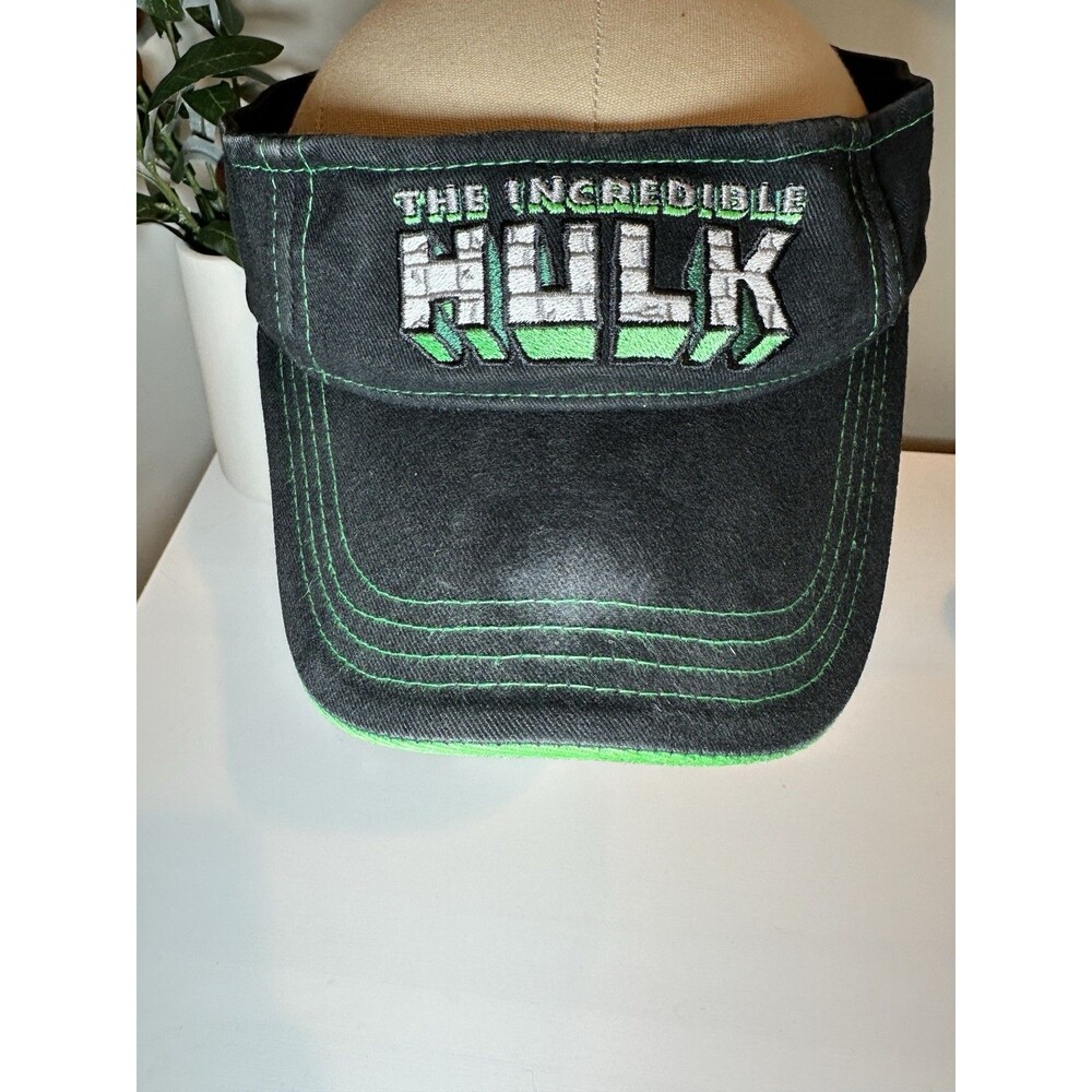 Marvel Hulk Kids Visor Hat Green Avengers Sun Cap Youth Boys Superhero - Picture 2 of 7